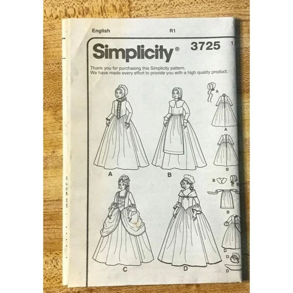 Simplicity #3725 uncut